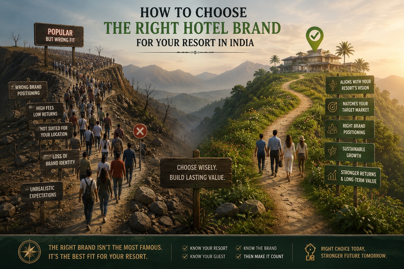 How to Choose the Right Hotel Brand for Your Resort in India — Brand Sync Hospitality