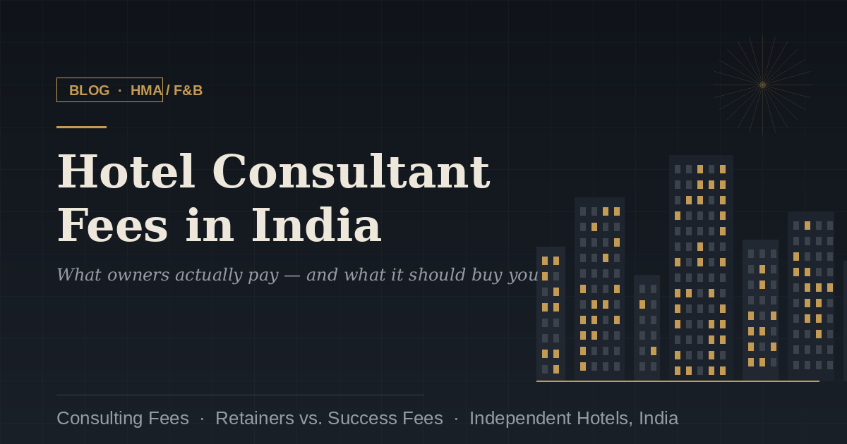 Hotel Consultant Fees India — BrandSync Hospitality