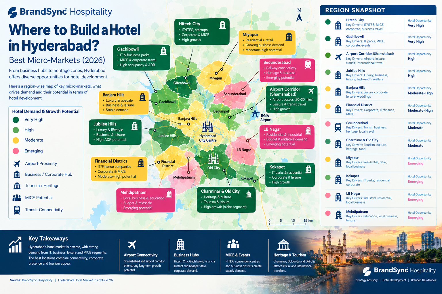 Where to Build a Hotel in Hyderabad | BrandSync Hospitality